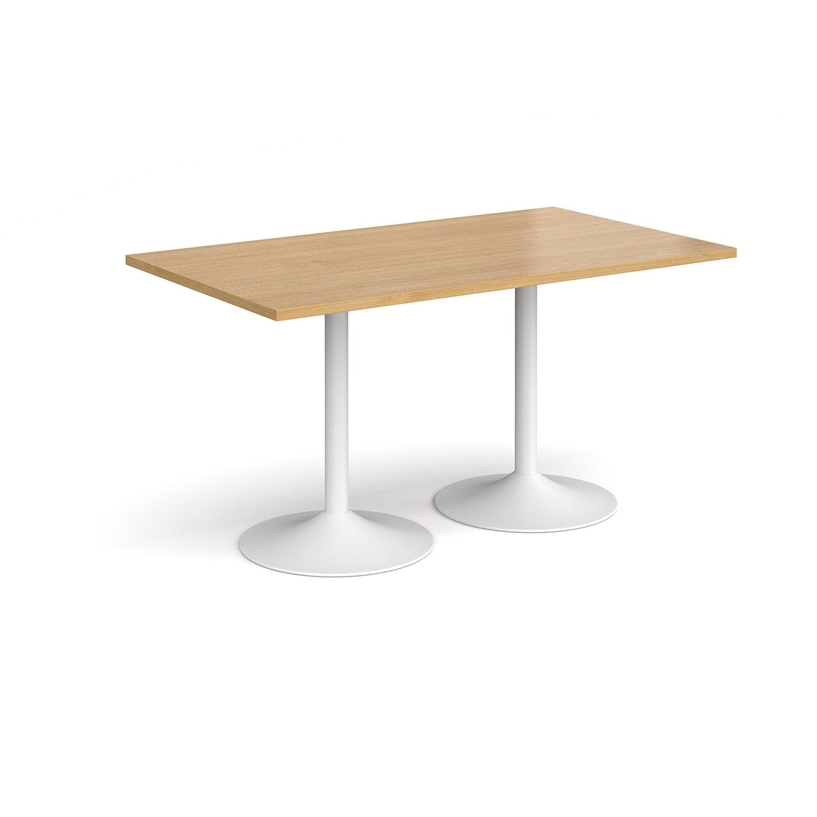 Genoa rectangular dining table with trumpet base - Office Products Online