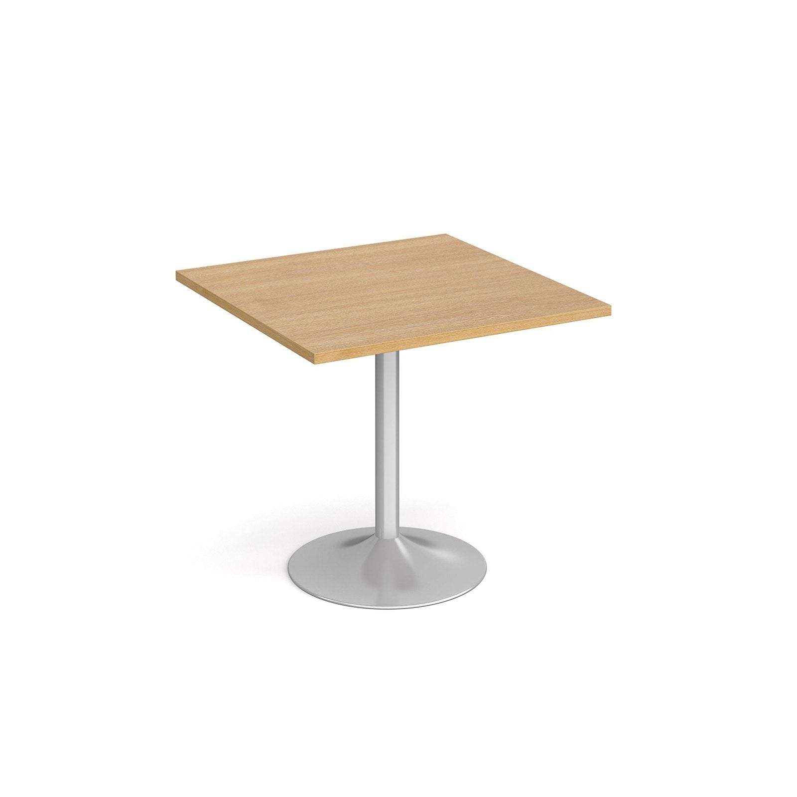 Genoa square dining table with trumpet base - Office Products Online