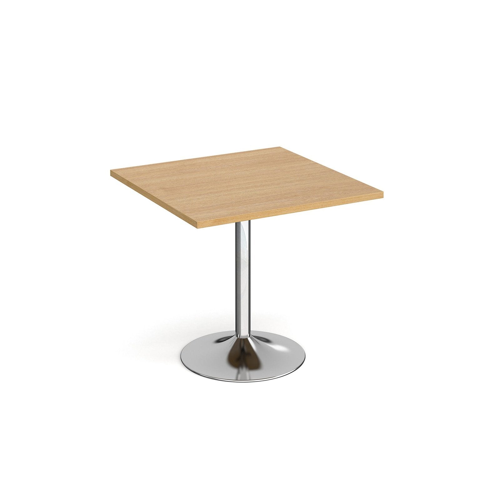 Genoa square dining table with trumpet base - Office Products Online