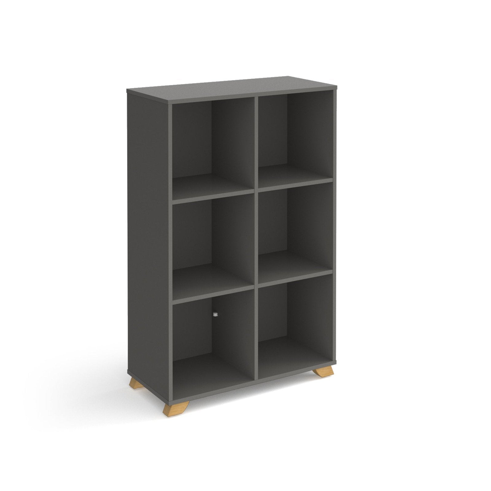 Giza cube storage unit with wooden legs - Office Products Online