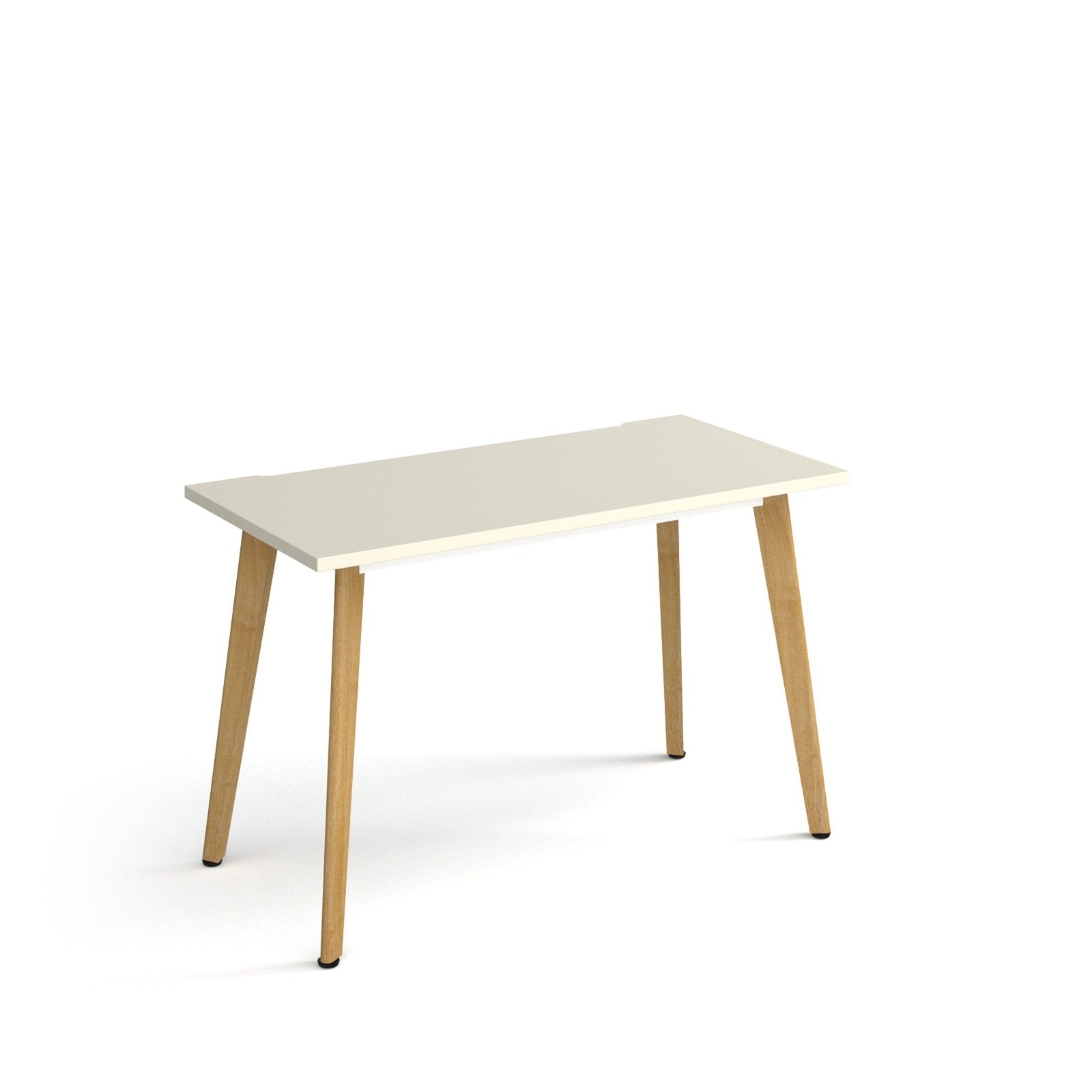 Giza straight desk with wooden legs - Office Products Online