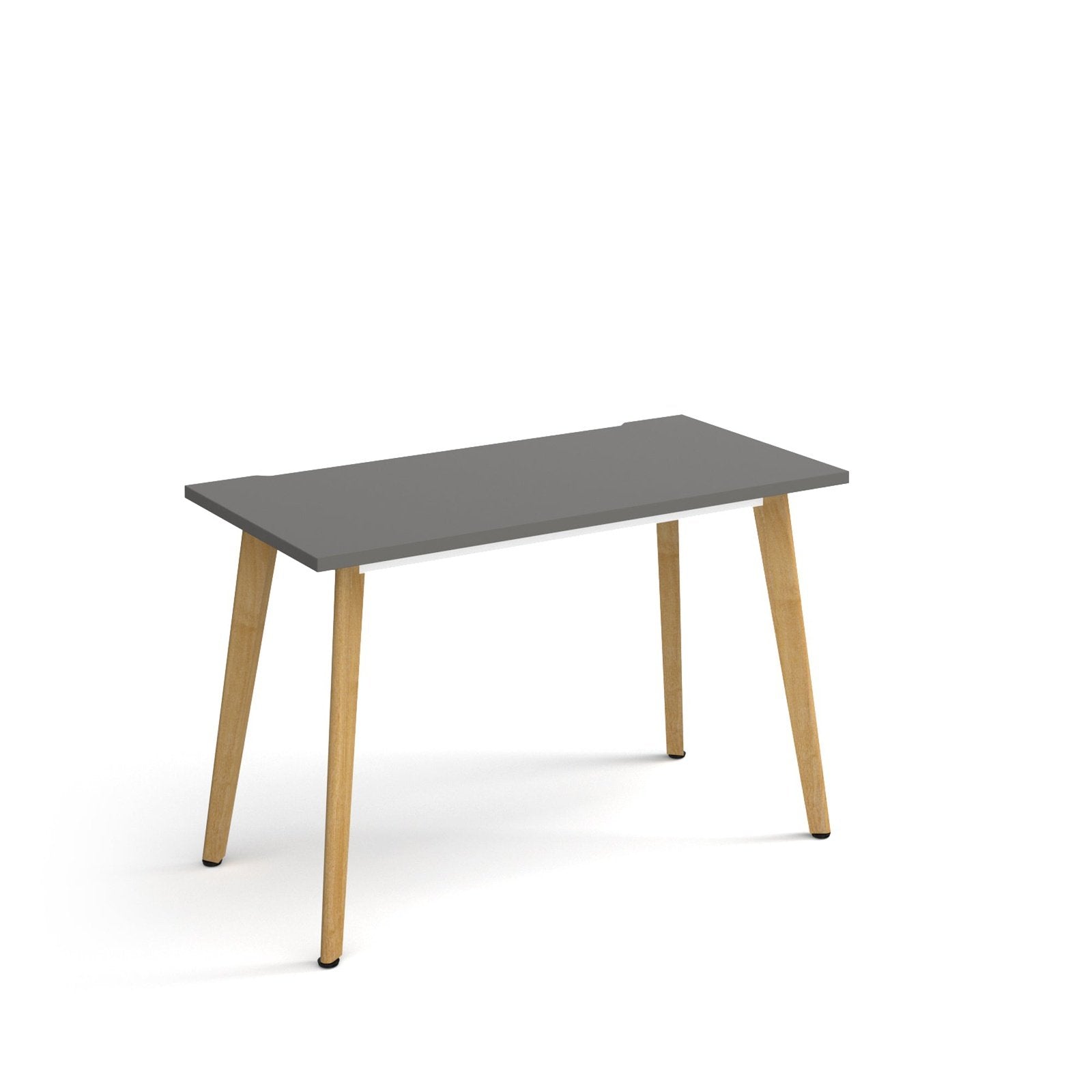 Giza straight desk with wooden legs - Office Products Online