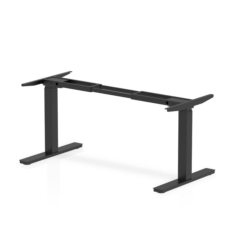 Air Height Adjustable Leg - Steel Rectangular Desk/Table Leg, 660-1310mm, 40mm/s Speed, 5-Year Guarantee, Self-Assembly - Air Brand
