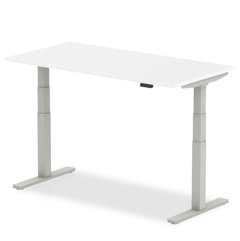 Air Height Adjustable Desk - 1200-1800mm Width, 800mm Depth, 660-1310mm Height, MFC Material, 5-Year Guarantee, Self-Assembly, Multiple Frame Colors