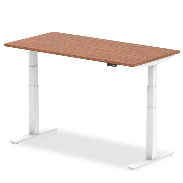 Air Height Adjustable Desk - 1200-1800mm Width, 800mm Depth, 660-1310mm Height, MFC Material, 5-Year Guarantee, Self-Assembly, Multiple Frame Colors