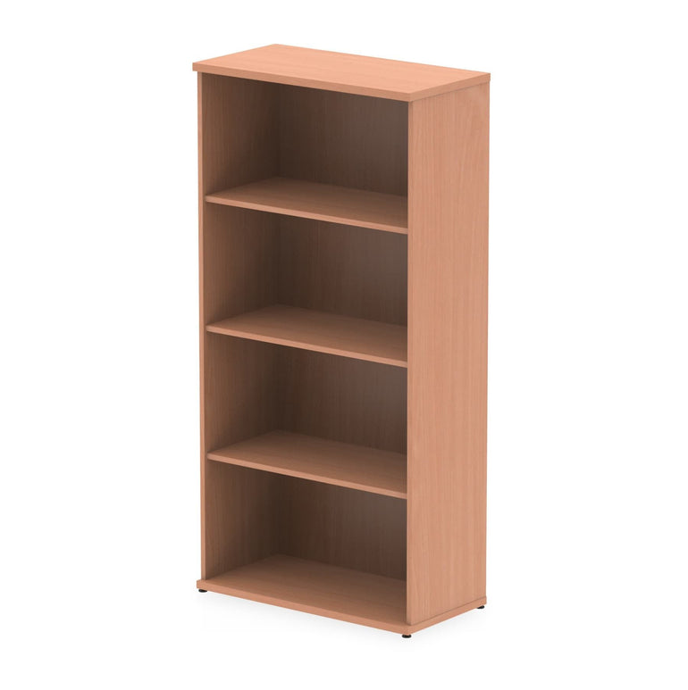 Impulse MFC Bookcase - Self-Assembly, Adjustable Shelves, 4 Sizes (800x400x800/1200/1600/2000mm) - 5-Year Guarantee