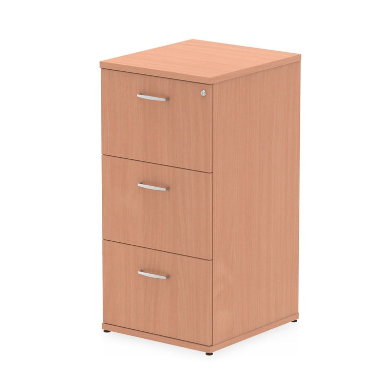 Impulse Filing Cabinet - MFC Material, 2/3/4 Lockable Drawers, W500xD600xH800/1125/1445mm, 5-Year Guarantee