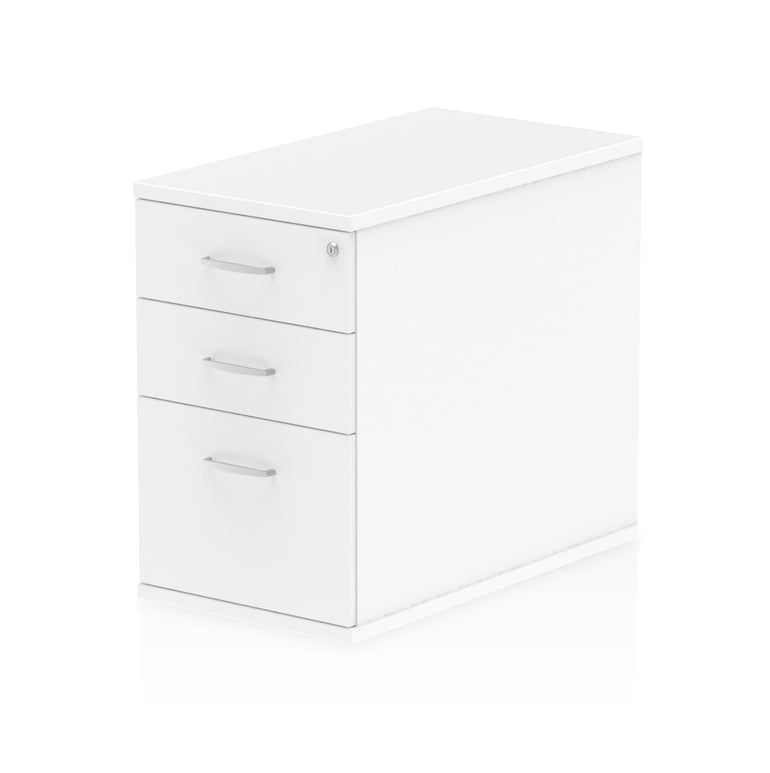 Impulse Desk High Pedestal - 3 Lockable Drawers, MFC Material, 430x600/800x730mm, 25mm Thickness, 5-Year Guarantee