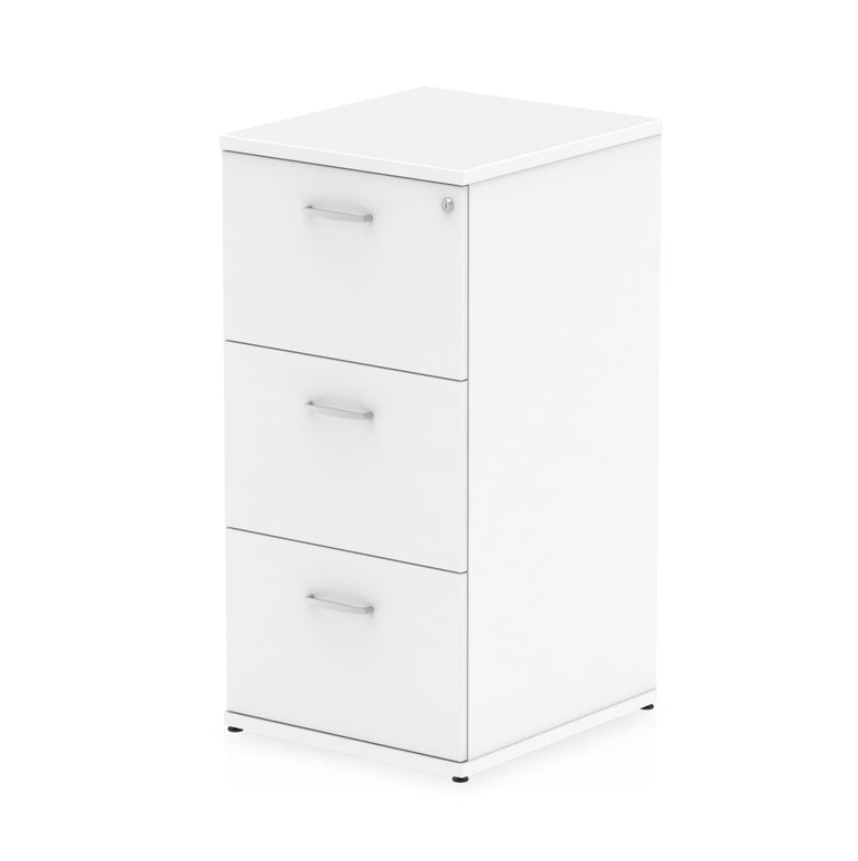 Impulse Filing Cabinet - MFC Material, 2/3/4 Lockable Drawers, W500xD600xH800/1125/1445mm, 5-Year Guarantee