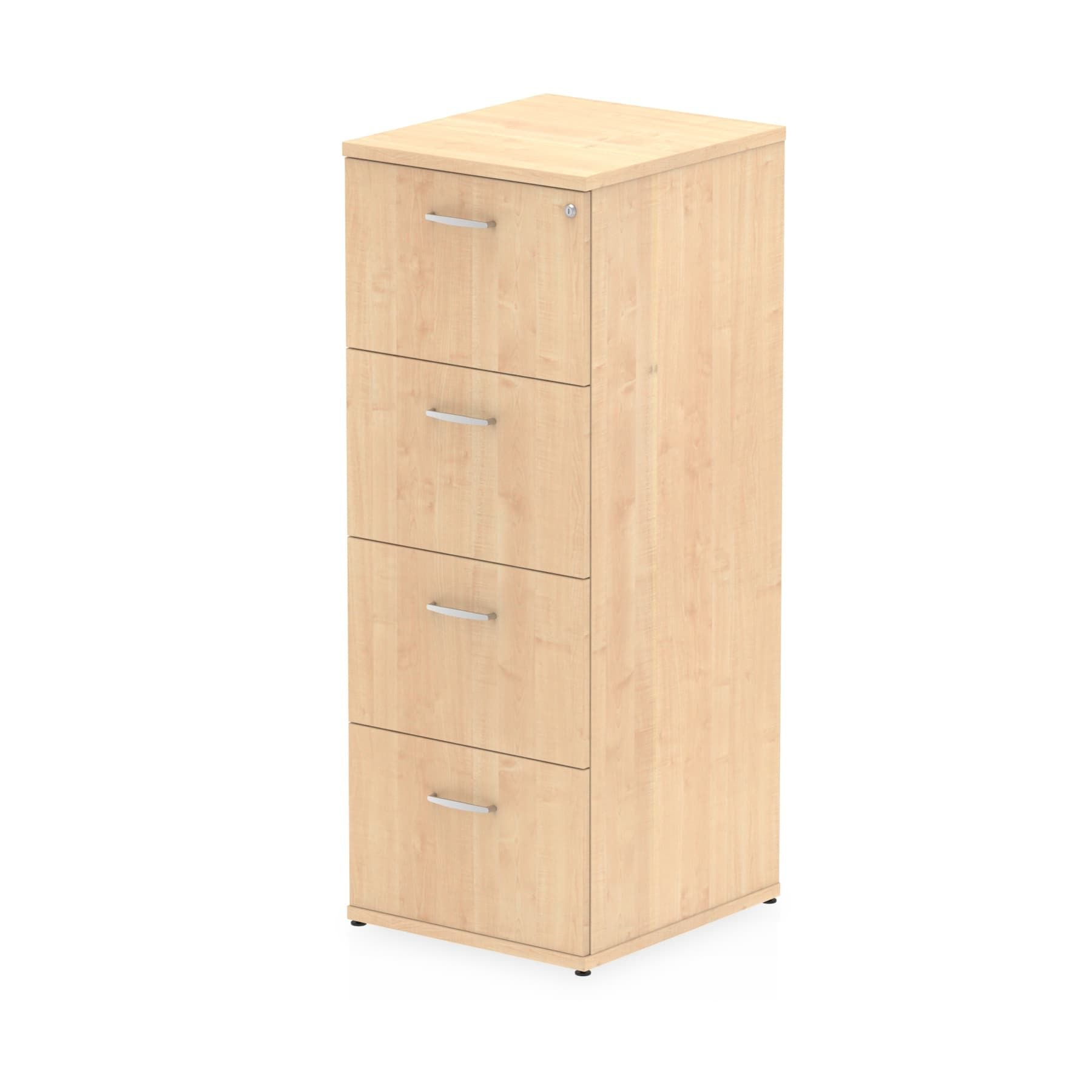 Impulse Filing Cabinet - MFC Material, 2/3/4 Lockable Drawers, W500xD600xH800/1125/1445mm, 5-Year Guarantee