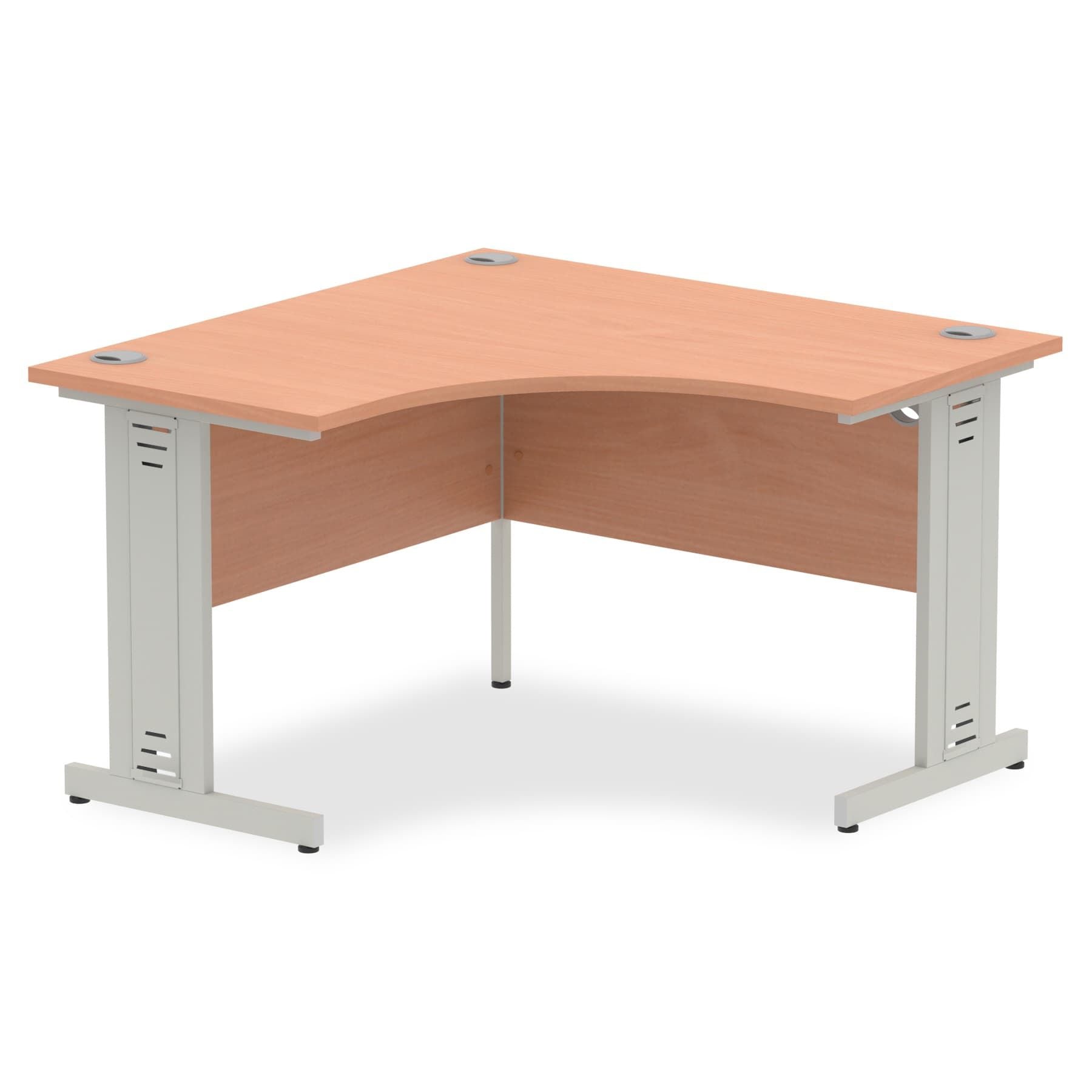 Dynasty 1200mm Corner Desk - Cable Managed Leg | Weather & Heat Resistant Melamine Finish