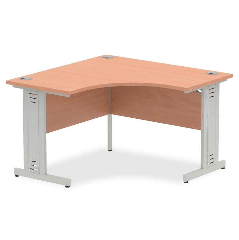 Dynasty 1200mm Corner Desk - Cable Managed Leg | Weather & Heat Resistant Melamine Finish