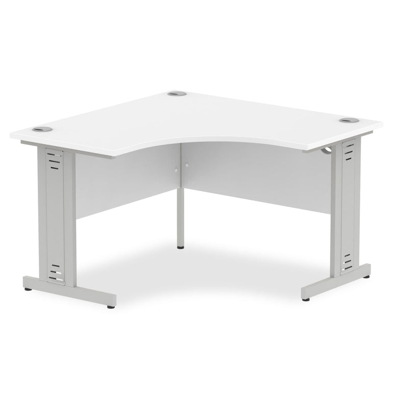 Dynasty 1200mm Corner Desk - Cable Managed Leg | Weather & Heat Resistant Melamine Finish