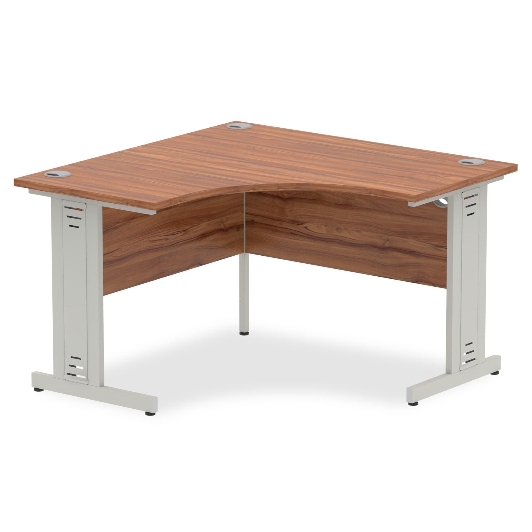 Dynasty 1200mm Corner Desk - Cable Managed Leg | Weather & Heat Resistant Melamine Finish