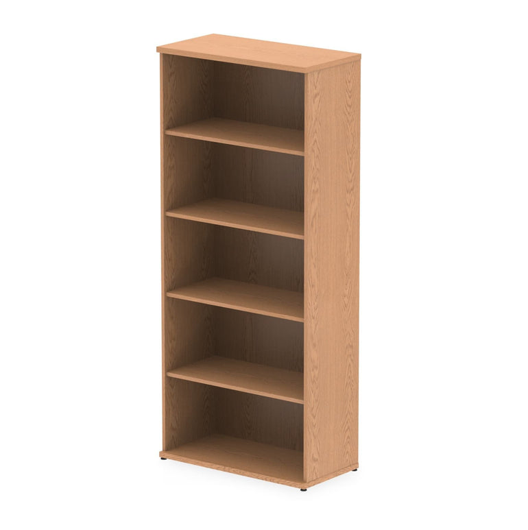 Impulse MFC Bookcase - Self-Assembly, Adjustable Shelves, 4 Sizes (800x400x800/1200/1600/2000mm) - 5-Year Guarantee