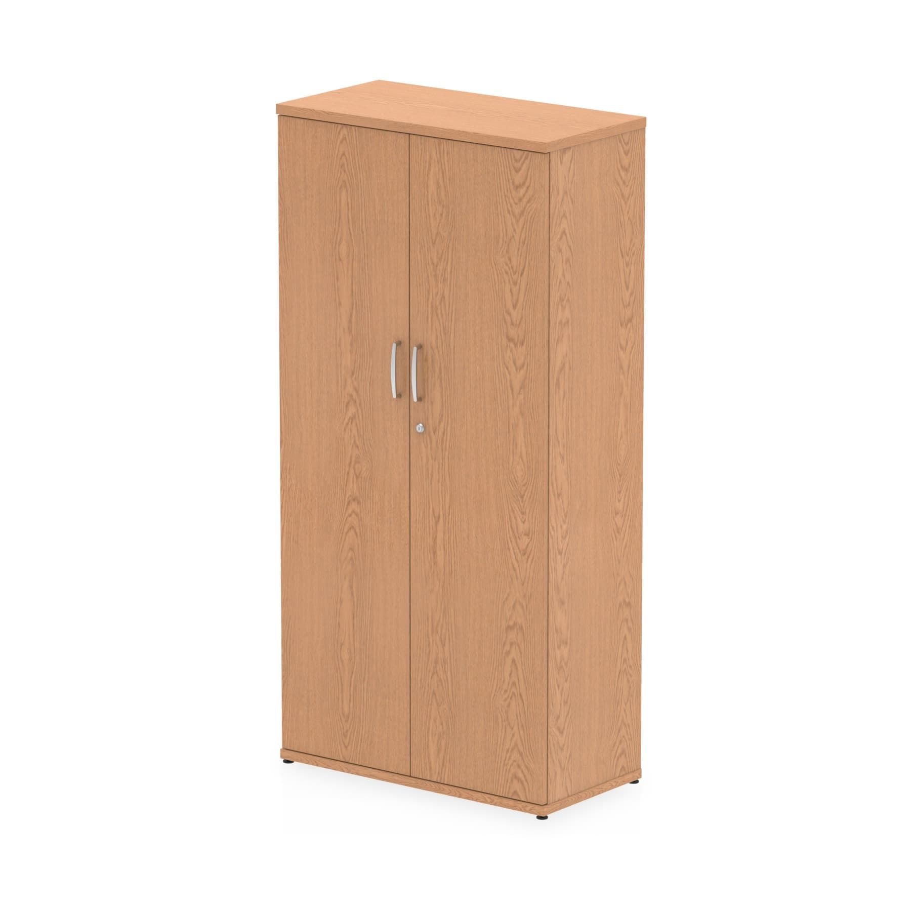 Impulse MFC Cupboard - Self-Assembly, 4 Sizes, 5-Year Guarantee, Adjustable Shelves, Lockable Doors - 800mm W x 400mm D (43-92kg)