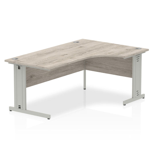 Sturdy and Heat-Resistant Dynasty Corner Desk - 1800mm | Cable Managed Leg