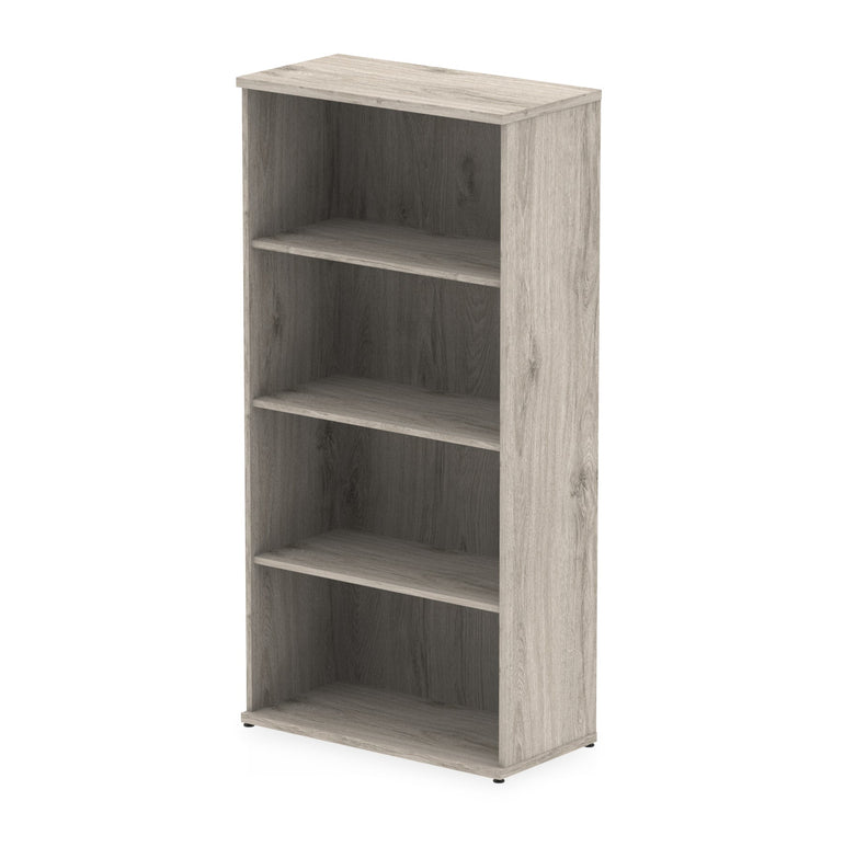 Impulse MFC Bookcase - Self-Assembly, Adjustable Shelves, 4 Sizes (800x400x800/1200/1600/2000mm) - 5-Year Guarantee