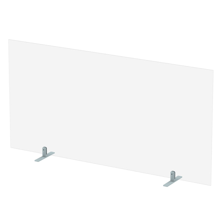 Dynamic Protect Plus Acrylic Desktop Screen - Rectangular, Self-Assembly, 2-Year Guarantee, Various Sizes (W: 800-1800mm, H: 700mm, D: 5mm)