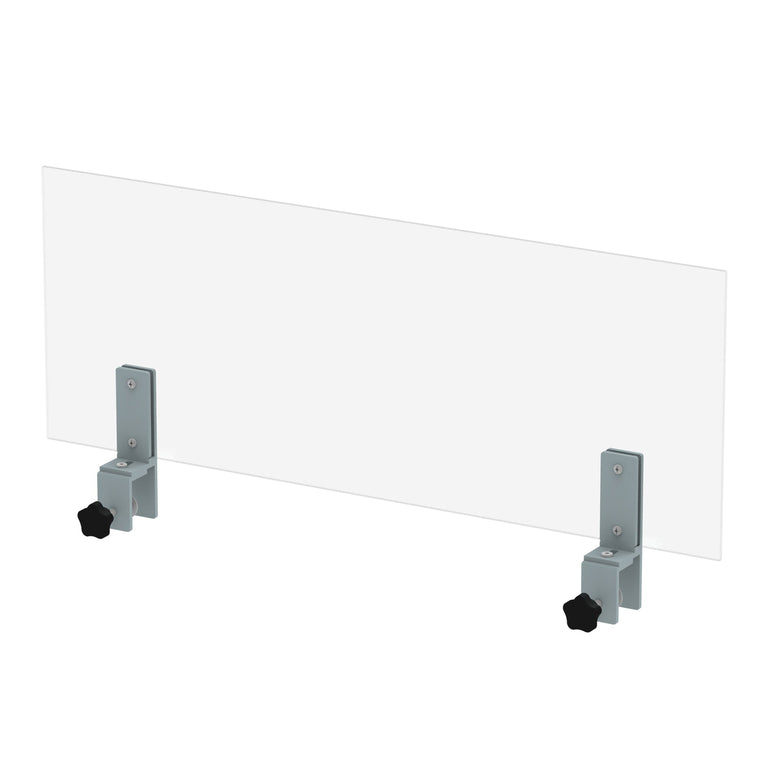Dynamic Protect Plus Acrylic Desktop Screen Topper - Rectangular, Self-Assembly, 2-Year Guarantee, Various Sizes (800-1800mm Width)