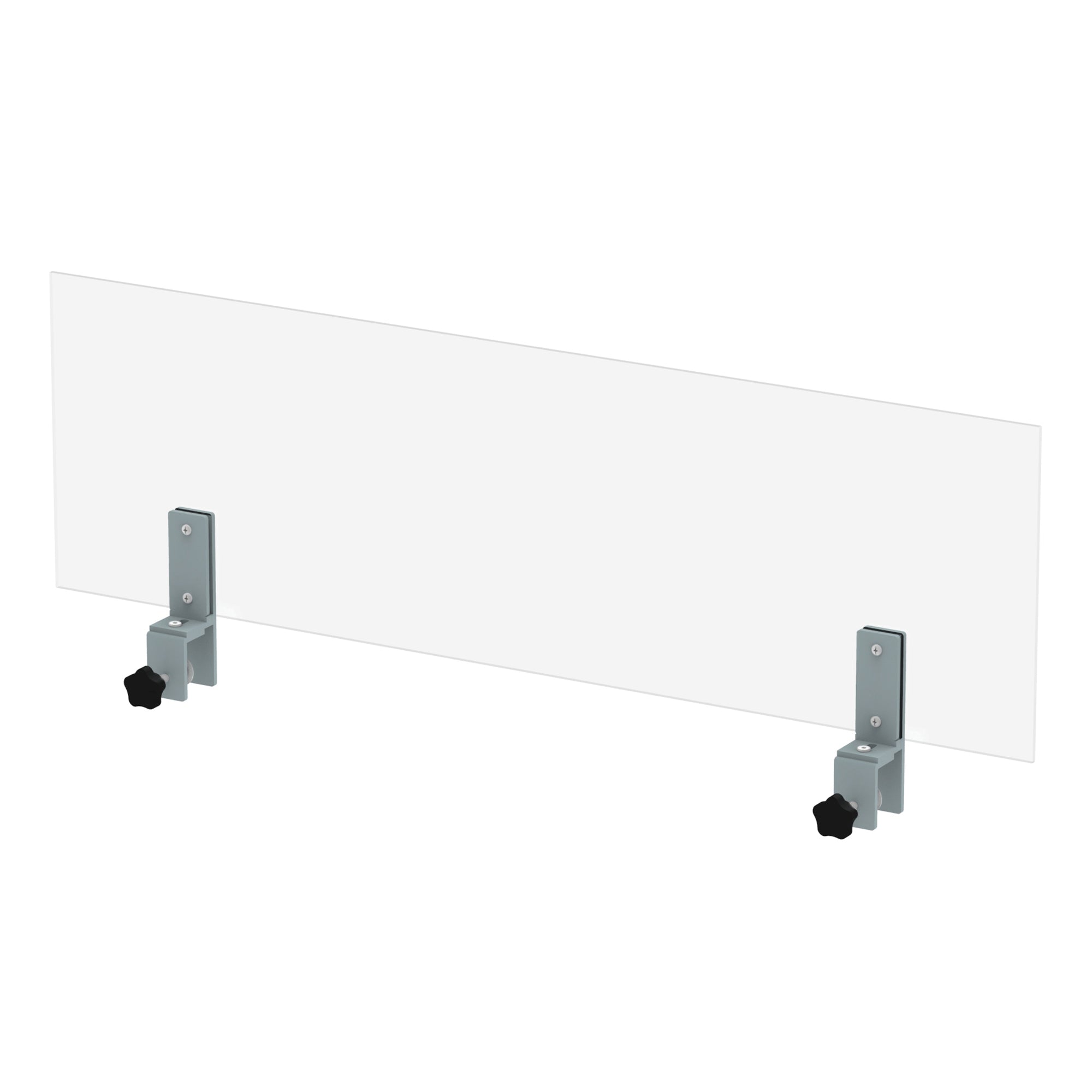 Dynamic Protect Plus Acrylic Desktop Screen Topper - Rectangular, Self-Assembly, 2-Year Guarantee, Various Sizes (800-1800mm Width)