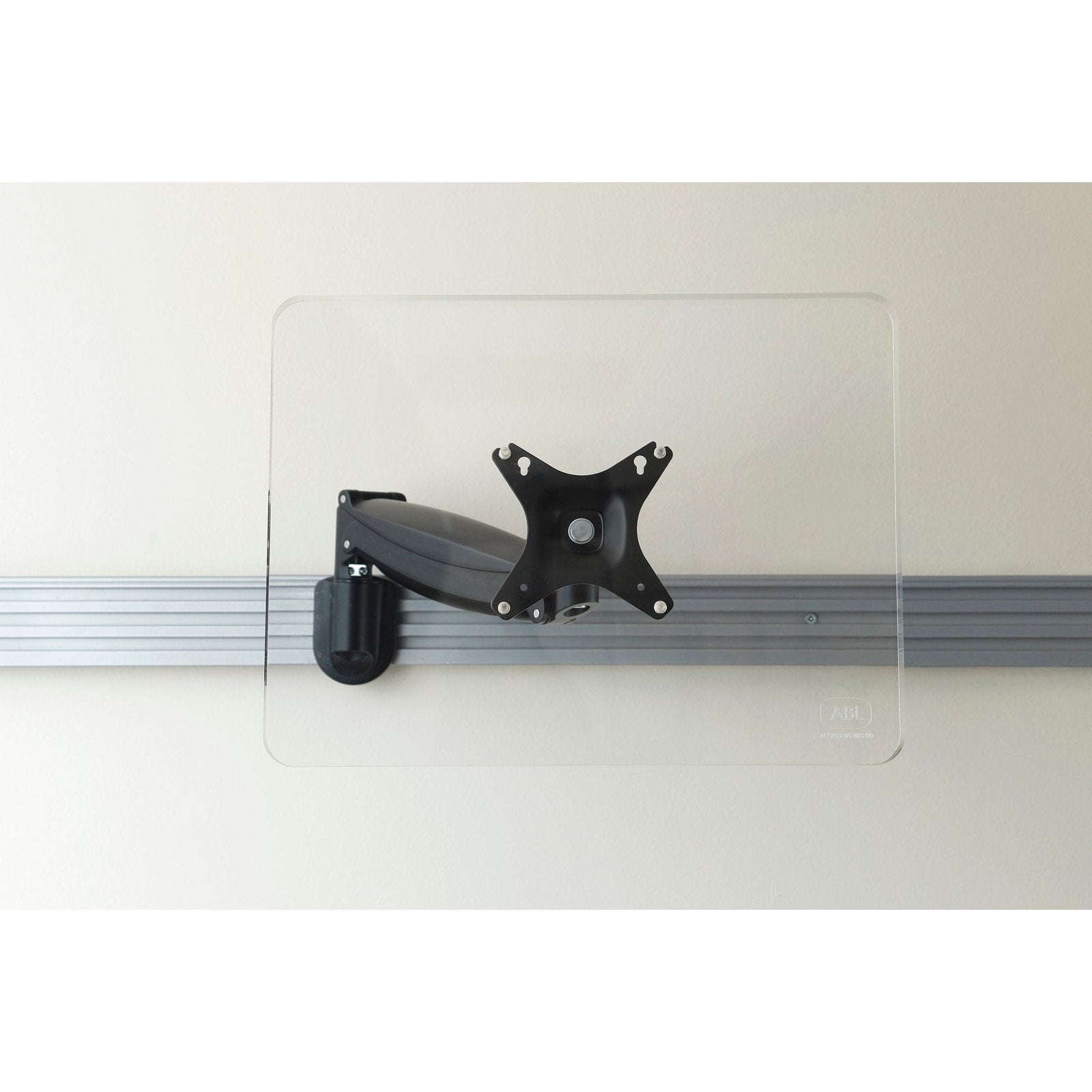 Impulse Gas Toolrail Mounted Monitor Arm - Steel, Self-Assembly, 1-Year Guarantee - Ergonomic Office Accessory
