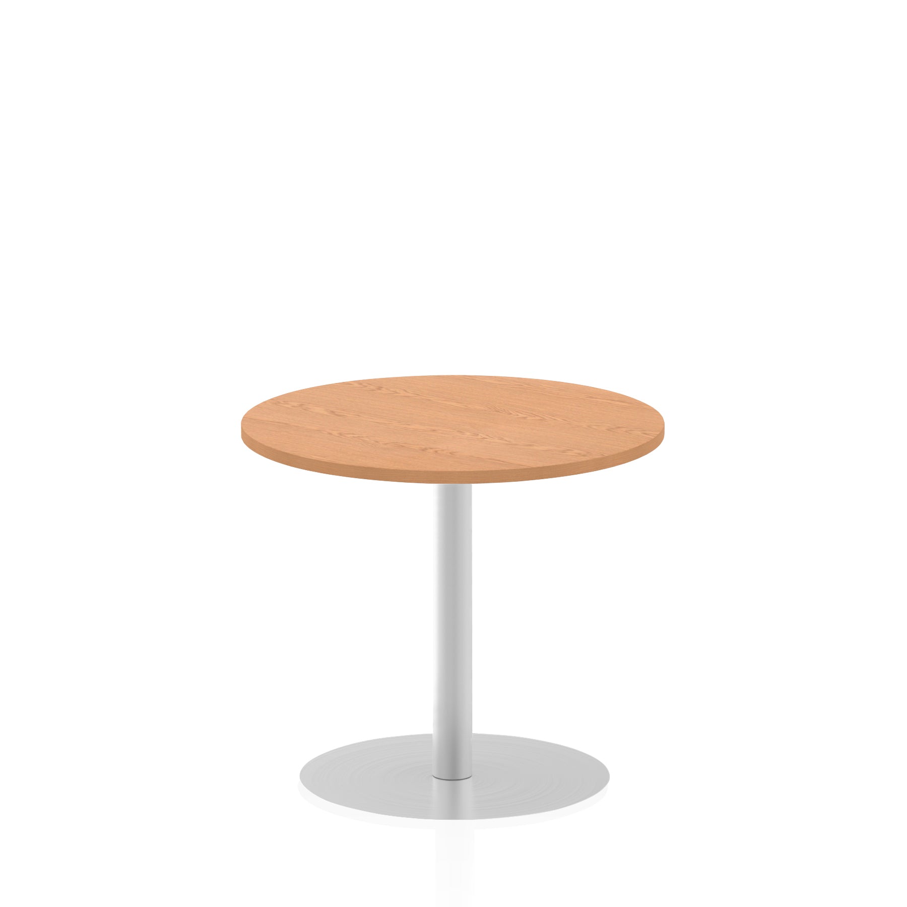 Italia Round Poseur Table - MFC Material, Self-Assembly, Bistro Leg, Silver Frame, 5-Year Guarantee - 600x600, 800x800, 1000x1000, 1200x1200