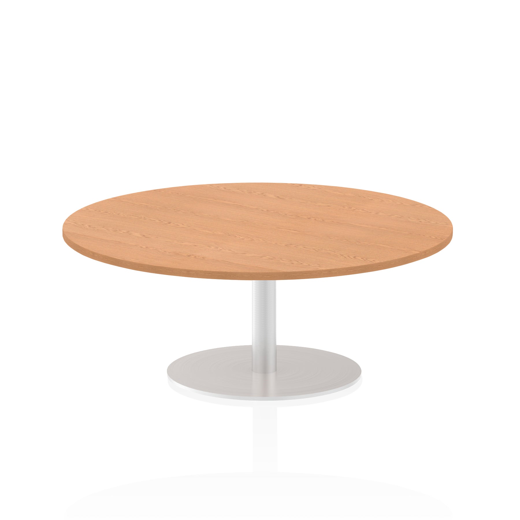 Italia Round Poseur Table - MFC Material, Self-Assembly, Bistro Leg, Silver Frame, 5-Year Guarantee - 600x600, 800x800, 1000x1000, 1200x1200