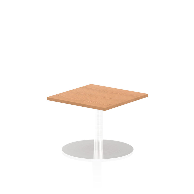 Italia Square Poseur Table - MFC Material, Self-Assembly, Bistro Leg, Silver Frame, 5-Year Guarantee - 1000x1000, 800x800, 600x600mm Sizes