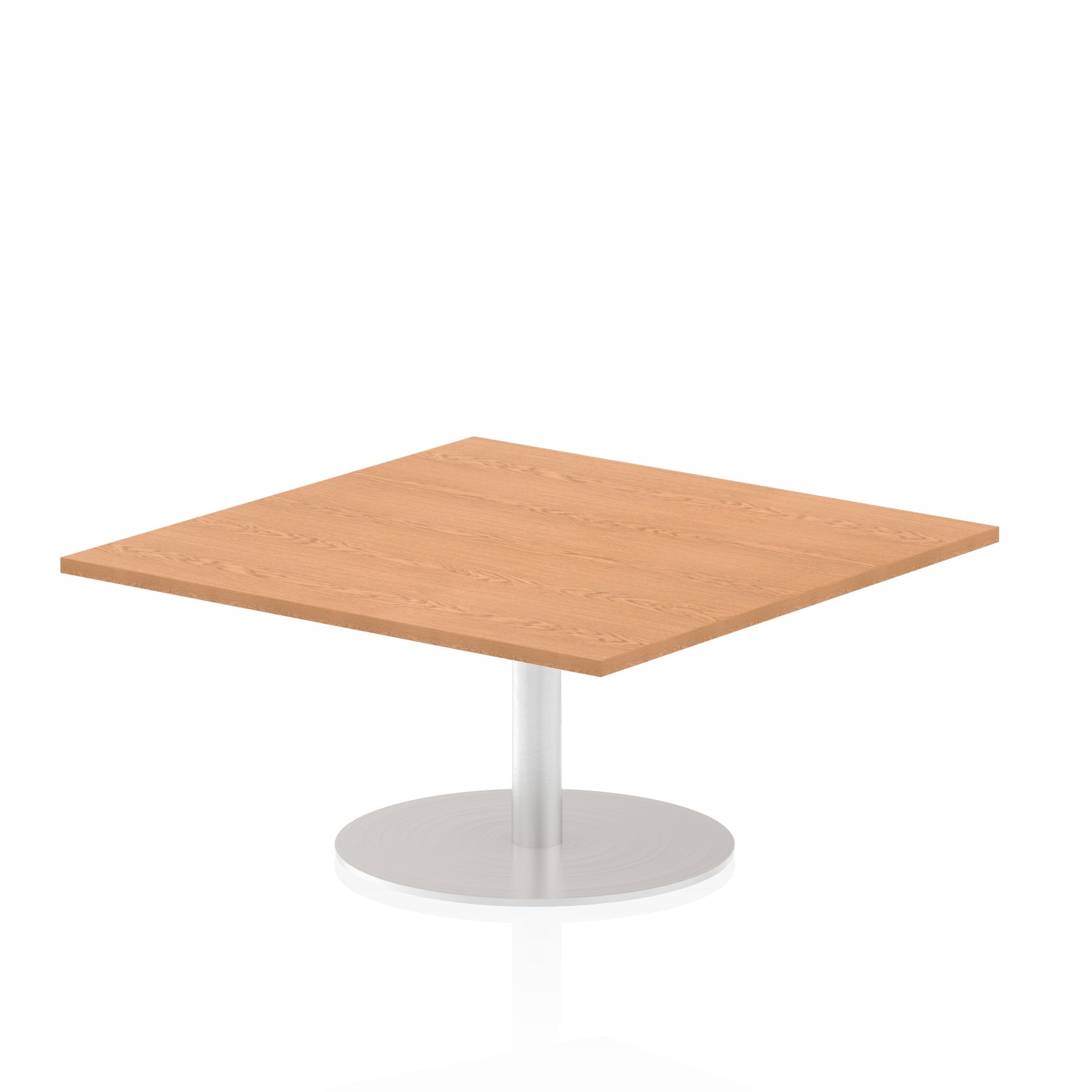 Italia Square Poseur Table - MFC Material, Self-Assembly, Bistro Leg, Silver Frame, 5-Year Guarantee - 1000x1000, 800x800, 600x600mm Sizes