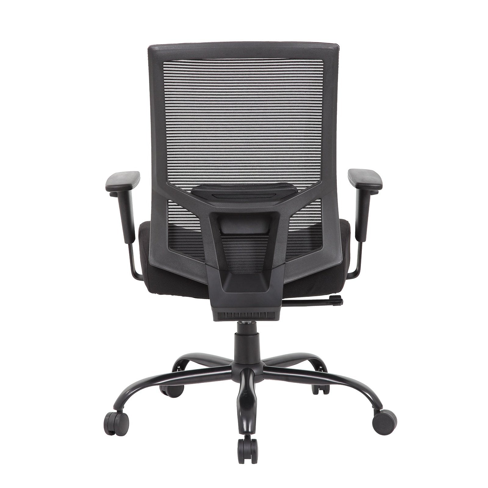 Isla bariatric operator chair with black fabric seat and mesh back - Office Products Online