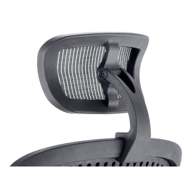 Mirage II Mesh Back Task Operator Office Chair - Height Adjustable Arms, Chrome Metal Frame, 125kg Capacity, 8hr Usage - Flat Packed