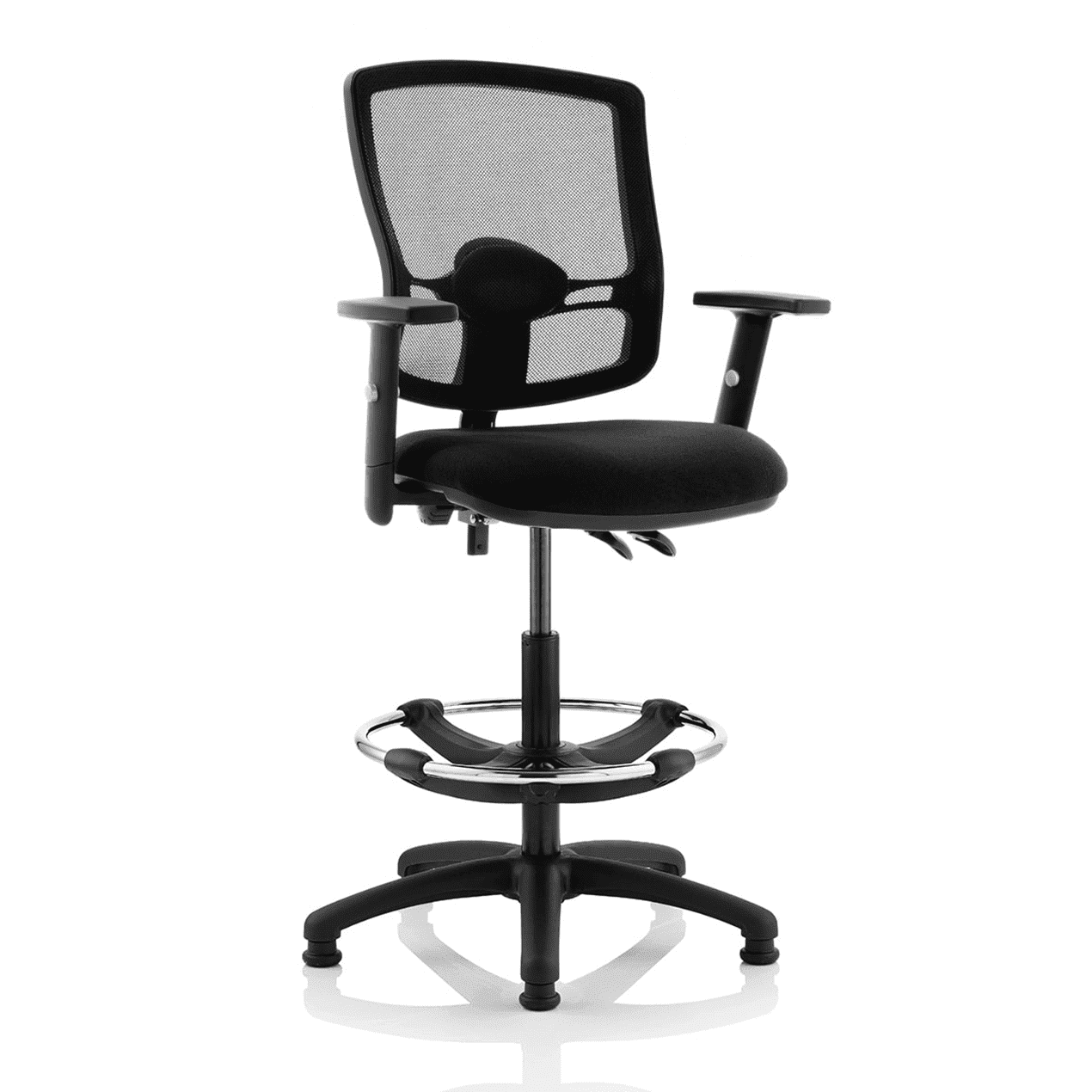 Eclipse Plus II Deluxe Mesh Back Task Operator Chair - Adjustable Office Chair with Lumbar Support, 125kg Capacity, 8hr Usage