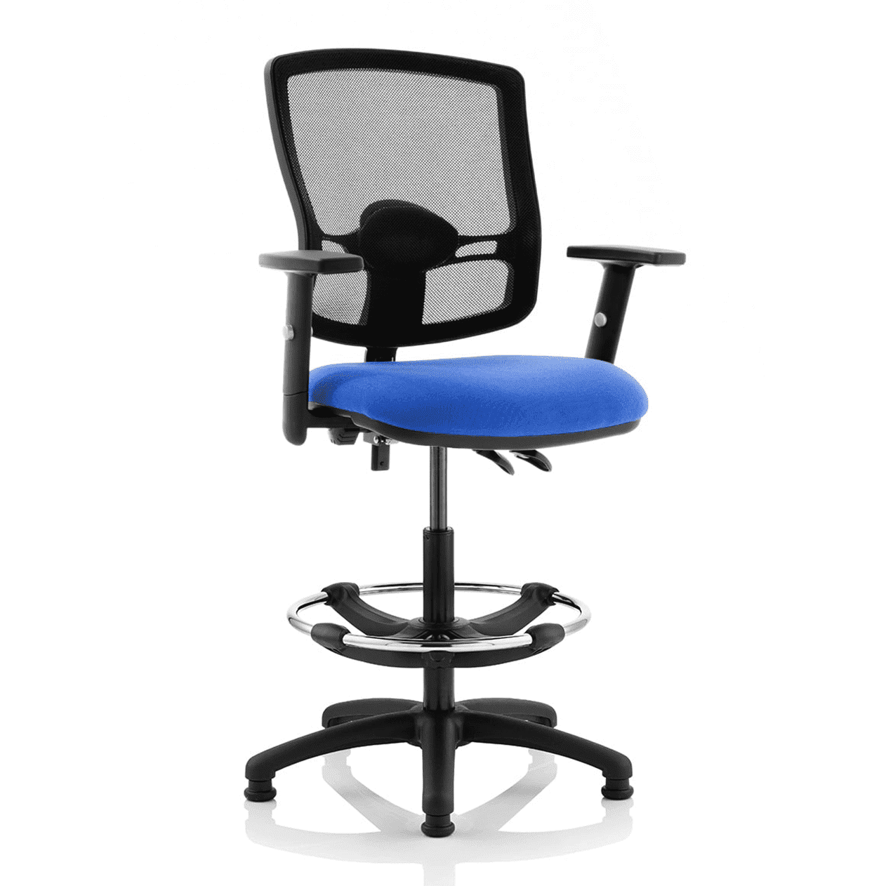 Eclipse Plus II Deluxe Mesh Back Task Operator Chair - Adjustable Office Chair with Lumbar Support, 125kg Capacity, 8hr Usage