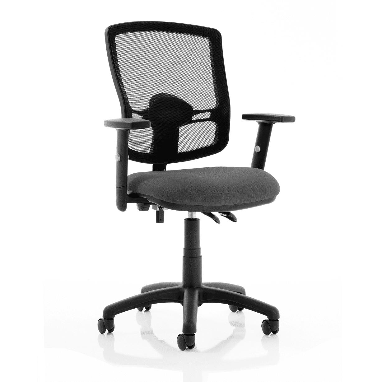 Eclipse Plus II Deluxe Mesh Back Task Operator Chair - Adjustable Office Chair with Lumbar Support, 125kg Capacity, 8hr Usage