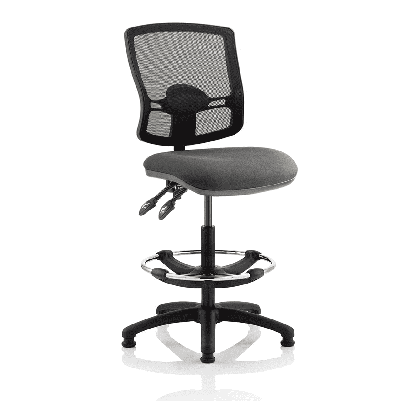 Eclipse Plus II Deluxe Mesh Back Task Operator Chair - Adjustable Office Chair with Lumbar Support, 125kg Capacity, 8hr Usage