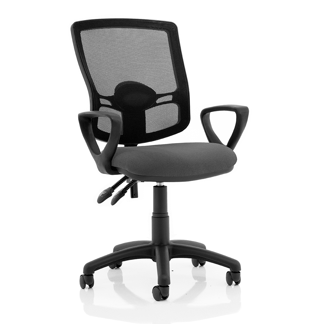 Eclipse Plus II Deluxe Mesh Back Task Operator Chair - Adjustable Office Chair with Lumbar Support, 125kg Capacity, 8hr Usage