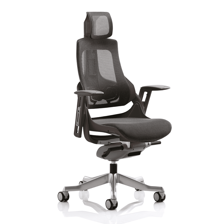 Razz Executive Chair with Black Shell | High Back, Tilt Mechanism, Aluminium Base