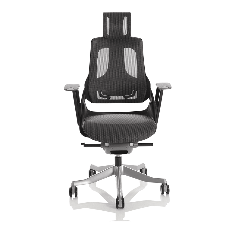 Razz Executive Chair with Black Shell | High Back, Tilt Mechanism, Aluminium Base