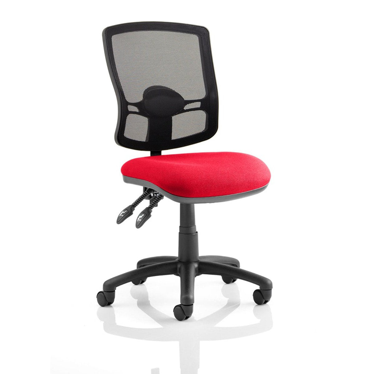 Eclipse Plus II Deluxe Mesh Back Task Operator Chair - Adjustable Office Chair with Lumbar Support, 125kg Capacity, 8hr Usage