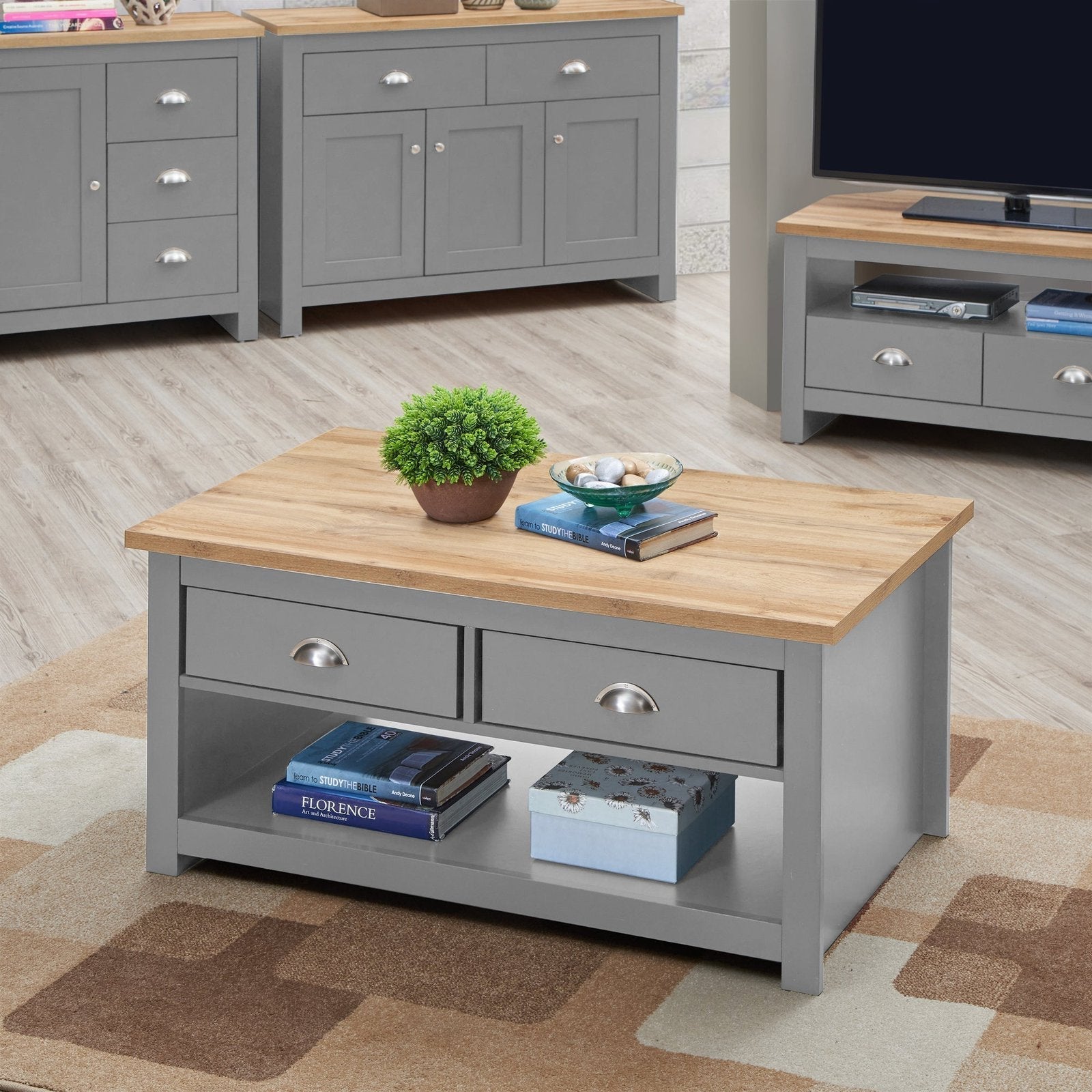 Lisbon Drawer Coffee Table allhomely