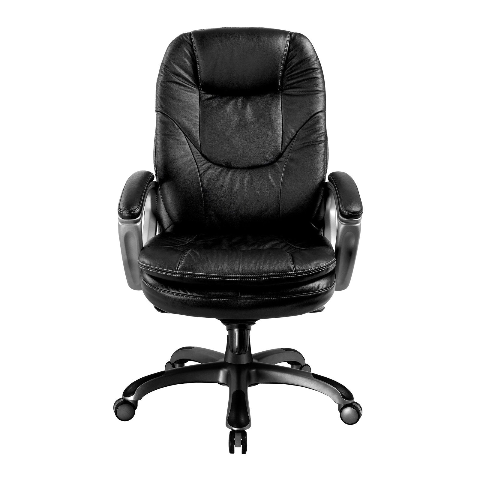 Luxurious High Back Leather Executive Chair - Black - Office Products Online