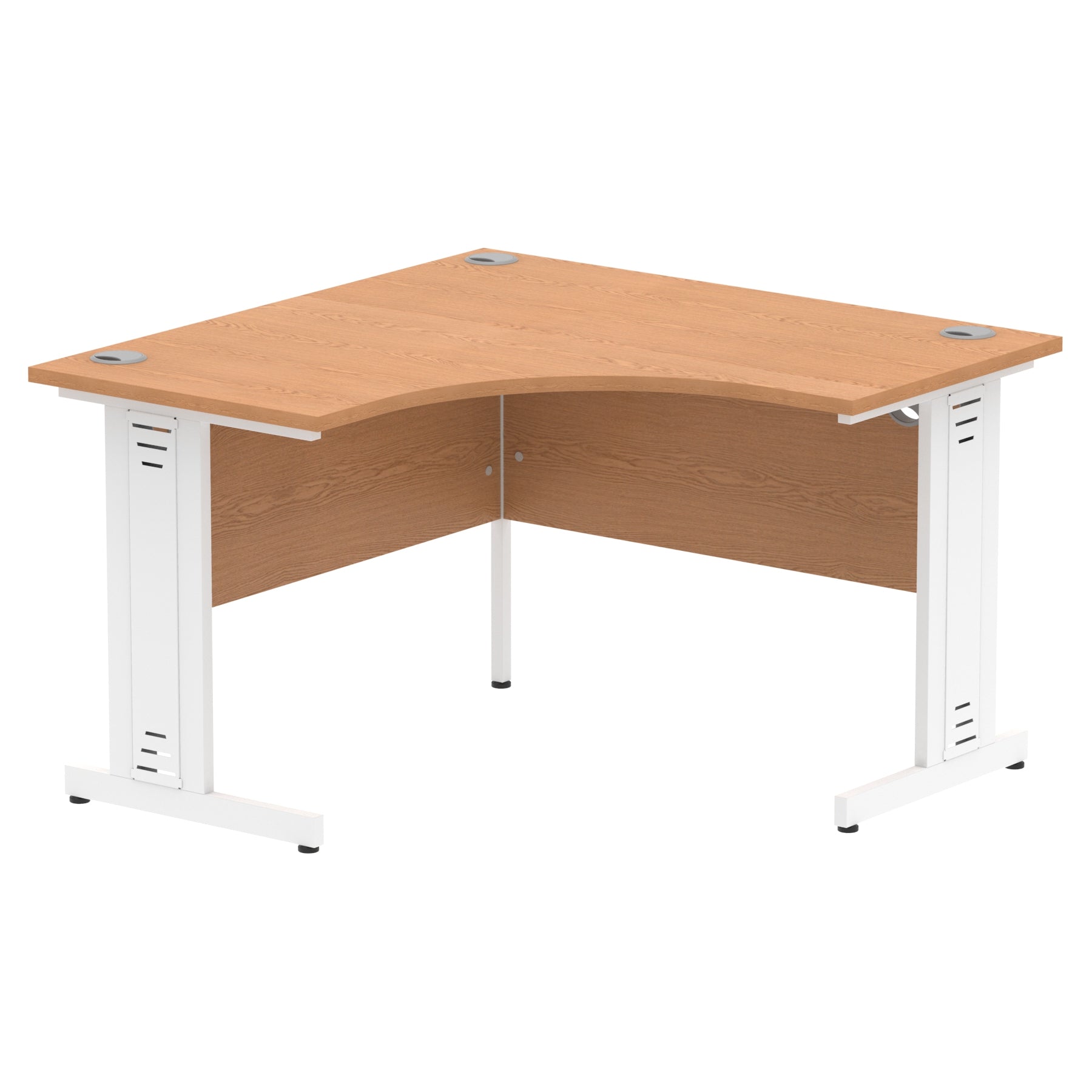 Dynasty 1200mm Corner Desk - Cable Managed Leg | Weather & Heat Resistant Melamine Finish