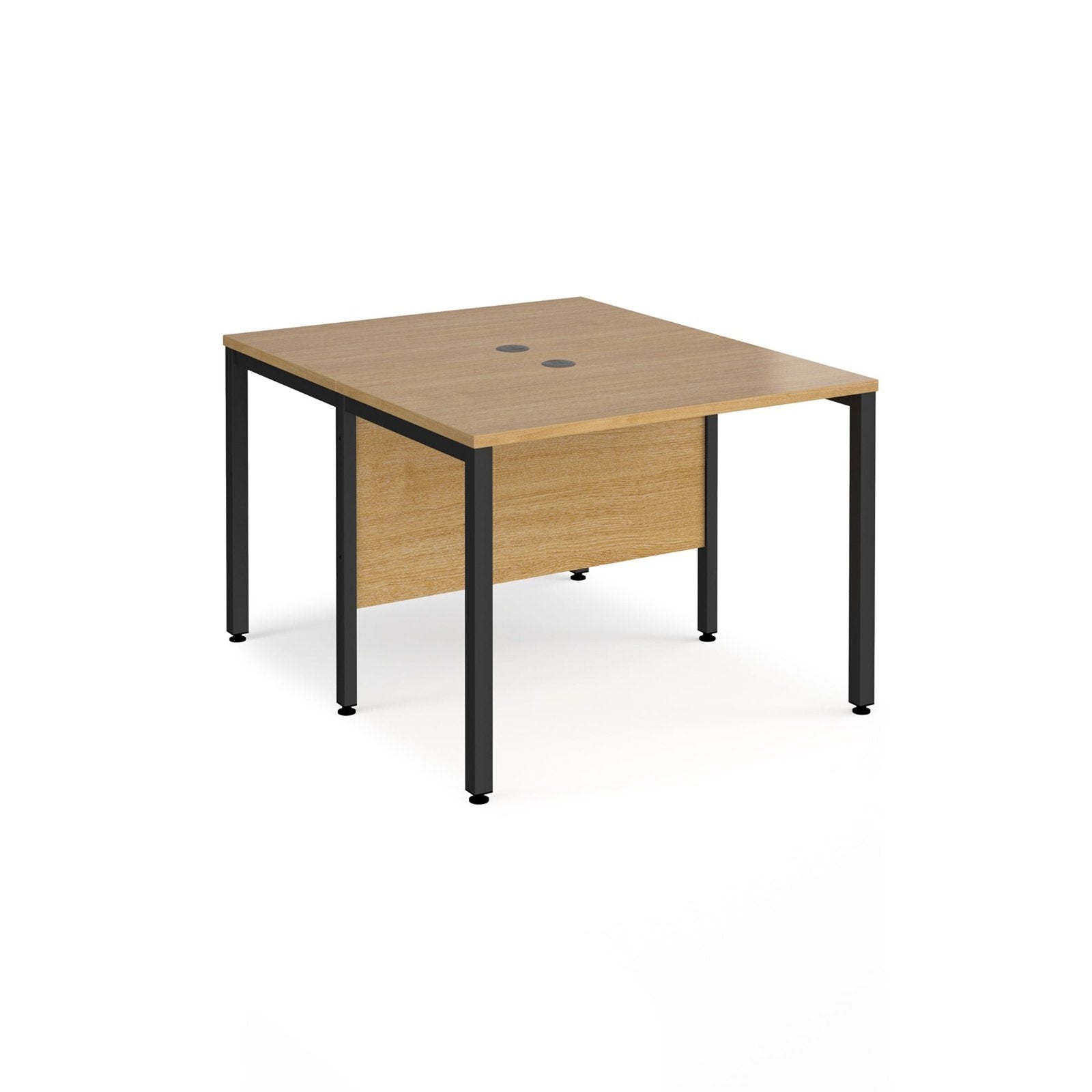 Maestro 25 bench leg to back straight desks 1200 deep - Office Products Online