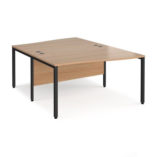 Maestro 25 bench leg to back wave desks - Office Products Online