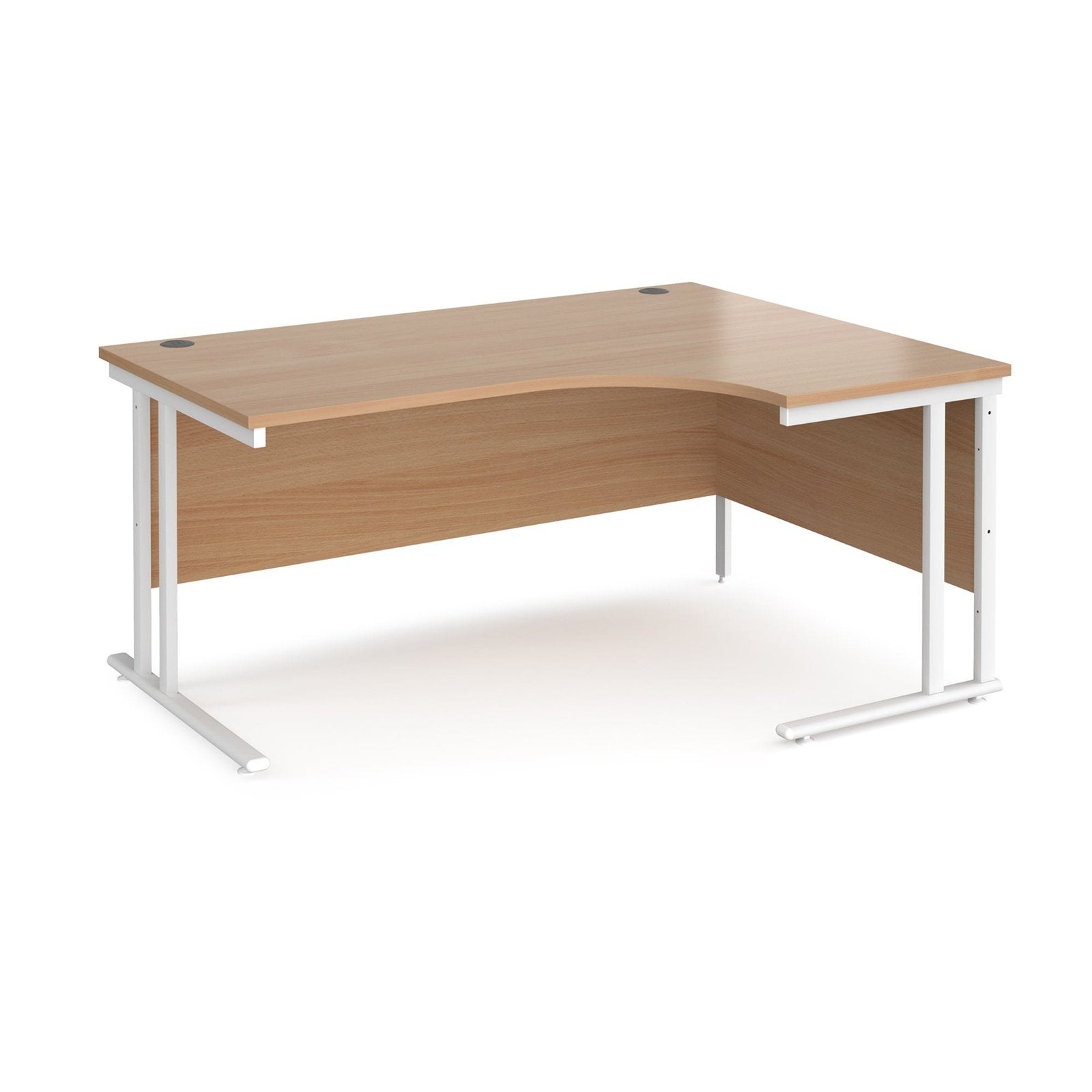 Maestro 25 cantilever leg right hand ergonomic desk - Office Products Online
