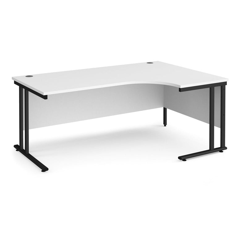 Maestro 25 cantilever leg right hand ergonomic desk - Office Products Online