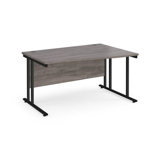 Maestro 25 cantilever leg right hand wave desk - Office Products Online