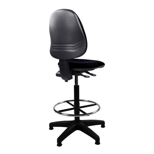 Medium Back Draughtsman Chair - Twin Lever - Office Products Online