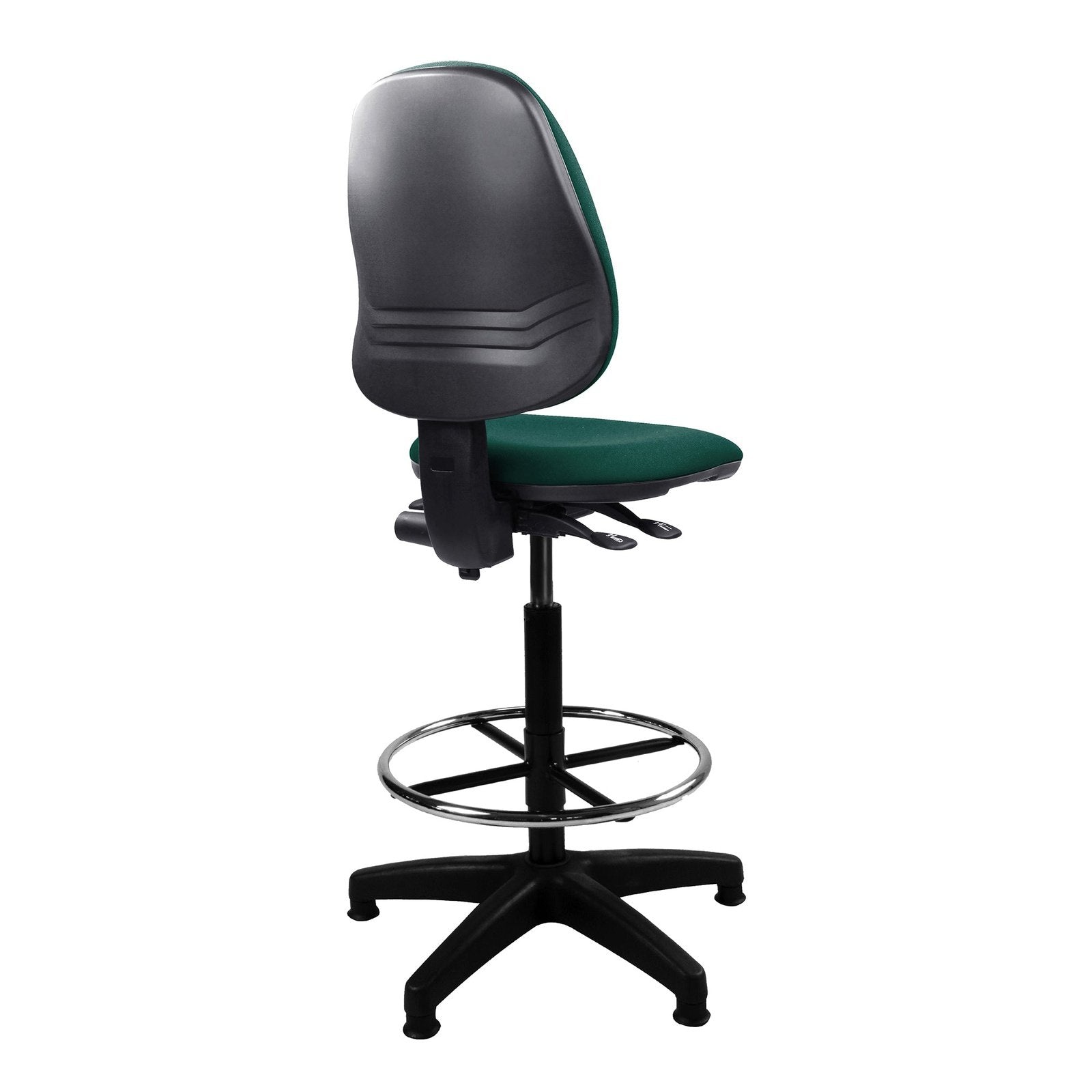 Medium Back Draughtsman Chair - Twin Lever - Office Products Online